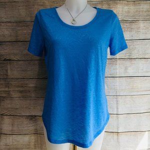 Joe Fresh Soft Blue Tee size small